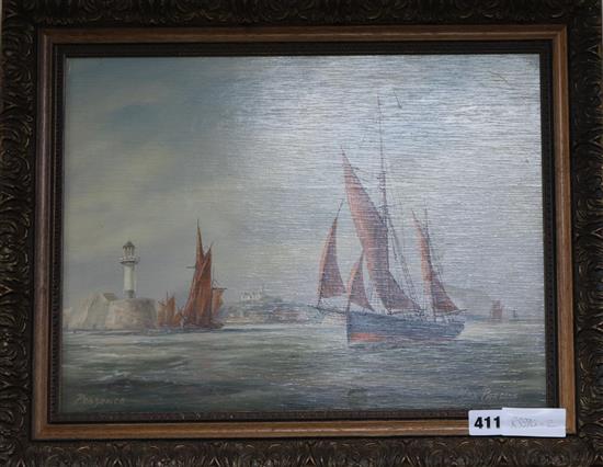 Max Parsons Penzance 12 x 15.5in.